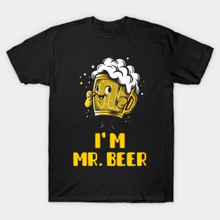 I Am Mr Beer (Yellow) T-Shirt